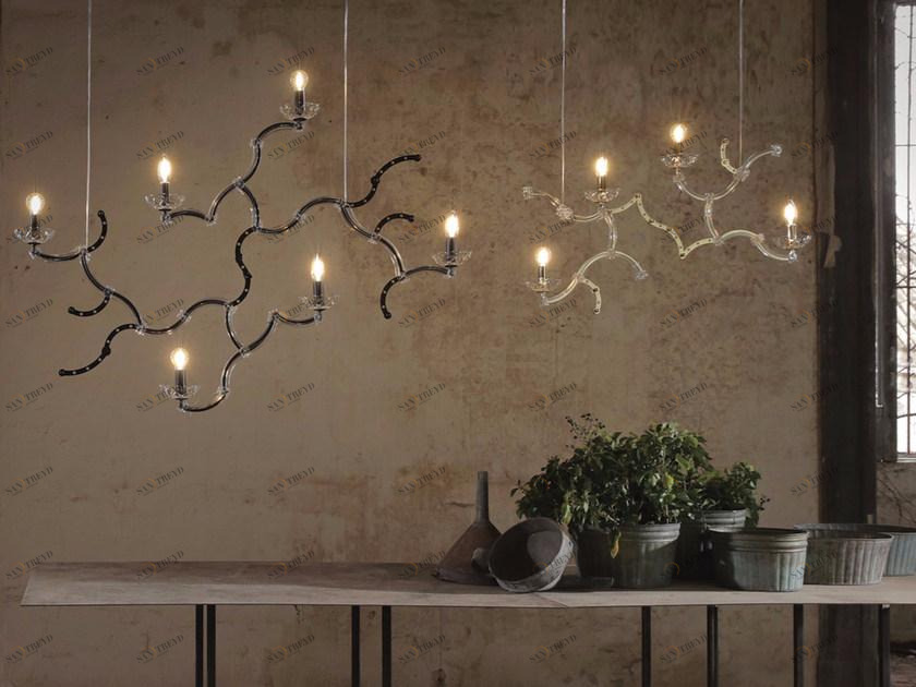 Karman Подвесной светильник из железа и стекла Ghebo sun-id-1448732