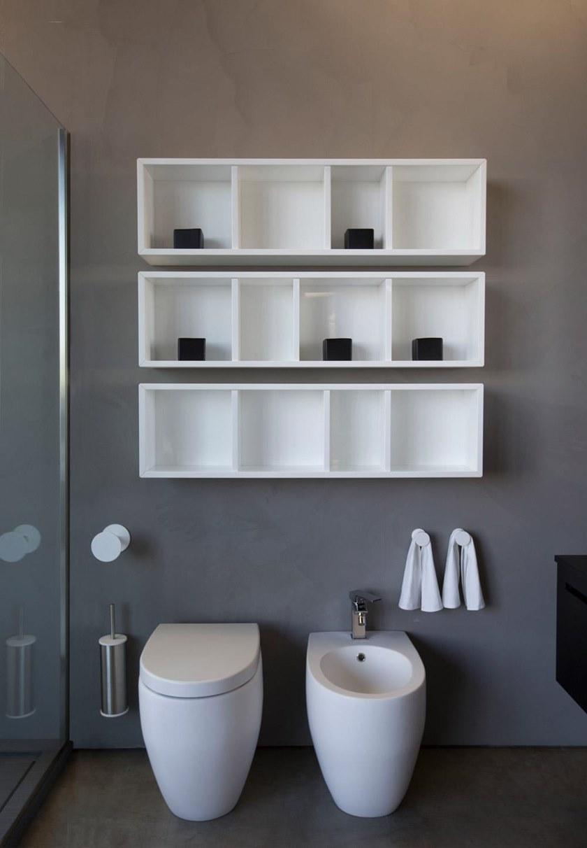 Приставной унитаз напольный Белый Rifra  Италия sun-id-1411652 - Вид №5