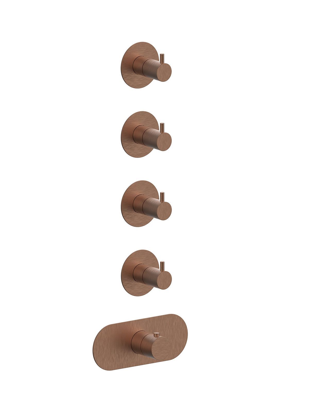 Термостатический смеситель для душа с 5 отверстиями Rubinetterie Frattini отдельная эстетика ARCH-00091137 - Вид №3