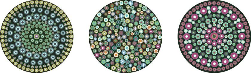 CONCEPTUWALL Клейкое оформление на флизелиновой бумаге Millefiori sun-id-1349943 - Вид №1