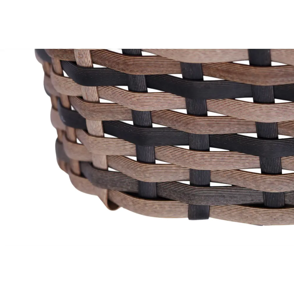 Кашпо для цветов 14x22x50 см v15 л пластик темно-коричневый Santreyd Балконный STLM-2152678 - Вид №8