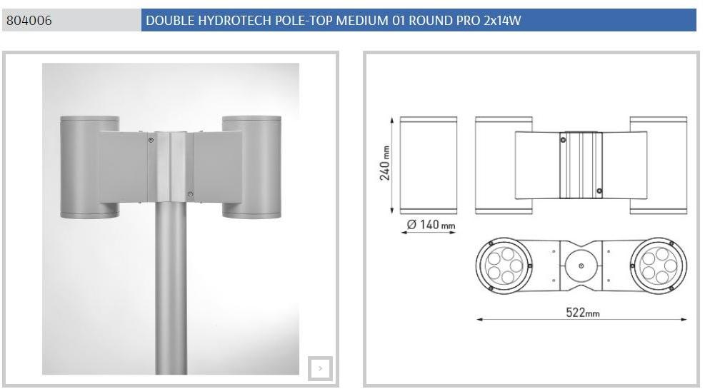 PUK Светодиодный уличный фонарь из литого под давлением алюминия Hydrotech sun-id-1465341 - Вид №20