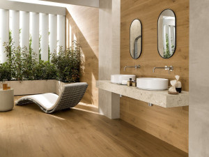 Напольное покрытие из керамогранита под дерево для внутреннего и наружного применения