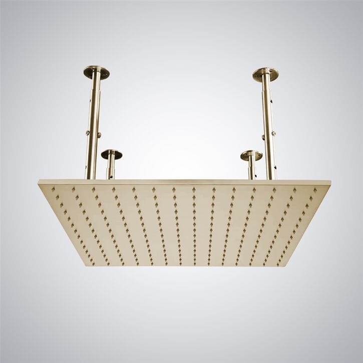 Квадратная душевая головка из нержавеющей стали Fontana Showers Luxe Fontaine ARCH-00059766 - Вид №8