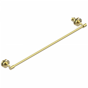 G7B-514V2 Держатель для полотенец в комплекте с перекладиной 700 мм для установки на стеклянные двери с ручкой большого размера и фланцем Thg-paris Beaubourg с рукоятками Золото