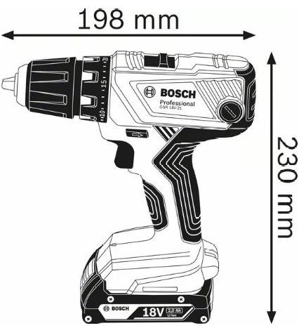 BOSCH PROFESSIONAL Аккумуляторная дрель-шуруповерт Linea light sun-id-1358798 - Вид №1