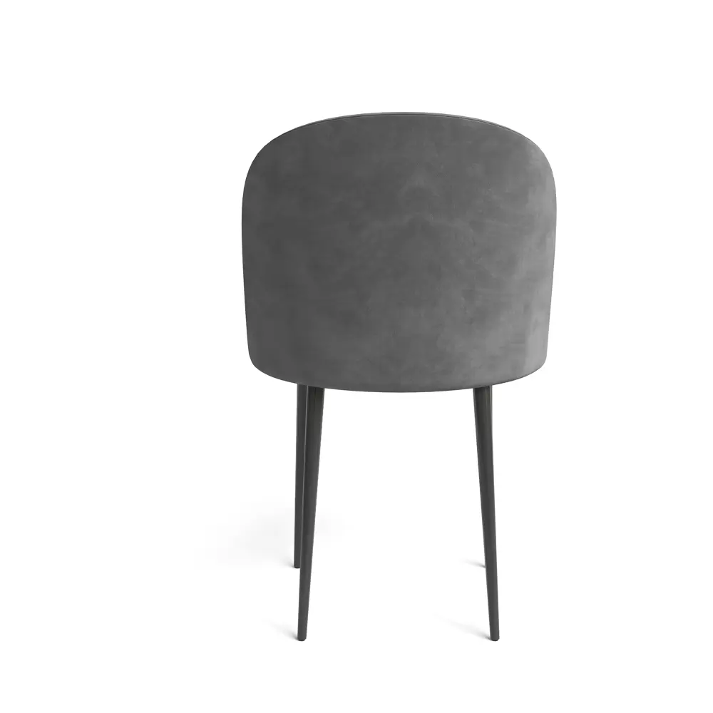 Стул Santreyd Chic — серый велюр на металлическом каркасе 89377849 STLM-1427207 - Вид №3