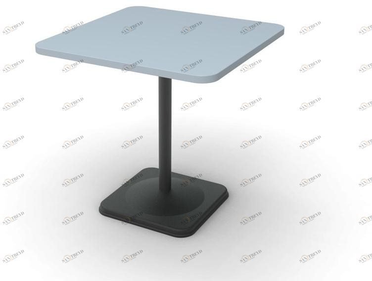 Vela Arredamenti Квадратный чугунный стол Bubble sun-id-1443021