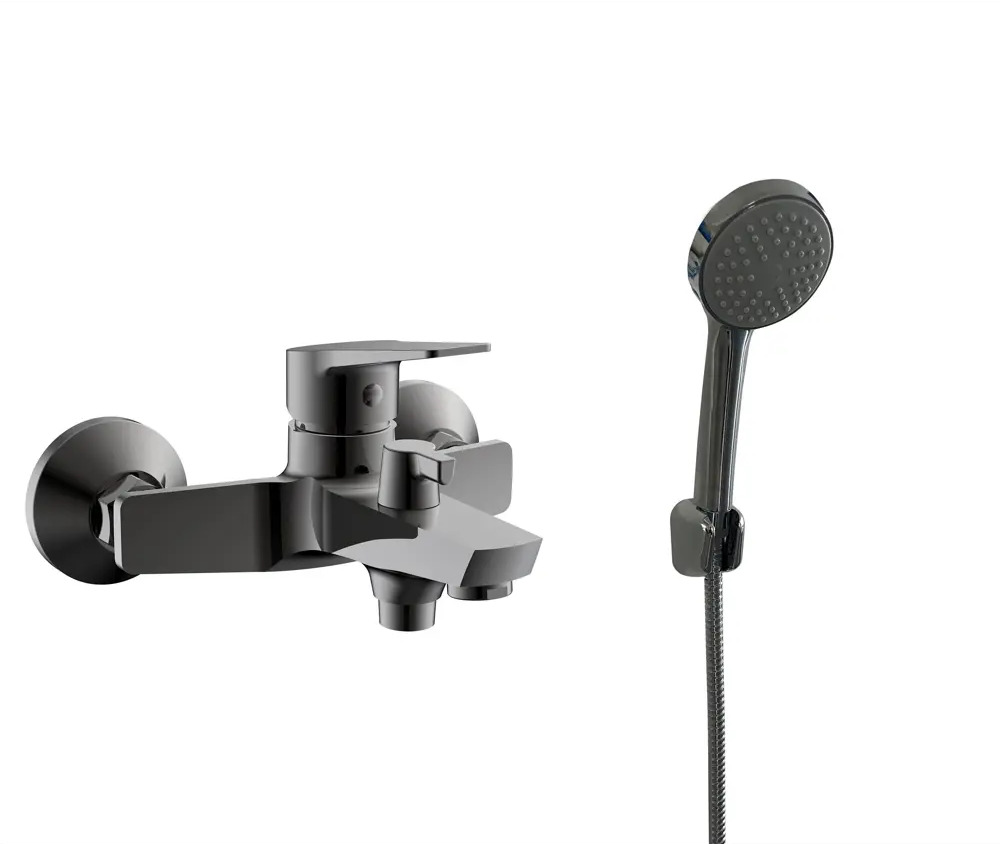 Смеситель для ванны ESKO Marburg графит с душевым комплектом 88491109