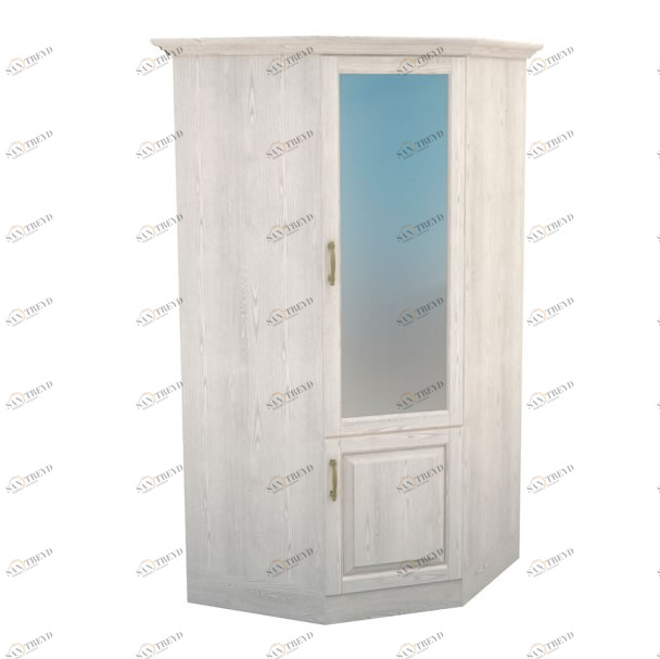 Шкаф угловой распашной белый "Эдем" DREAMLINE ЭДЕМ 174082 Белый 