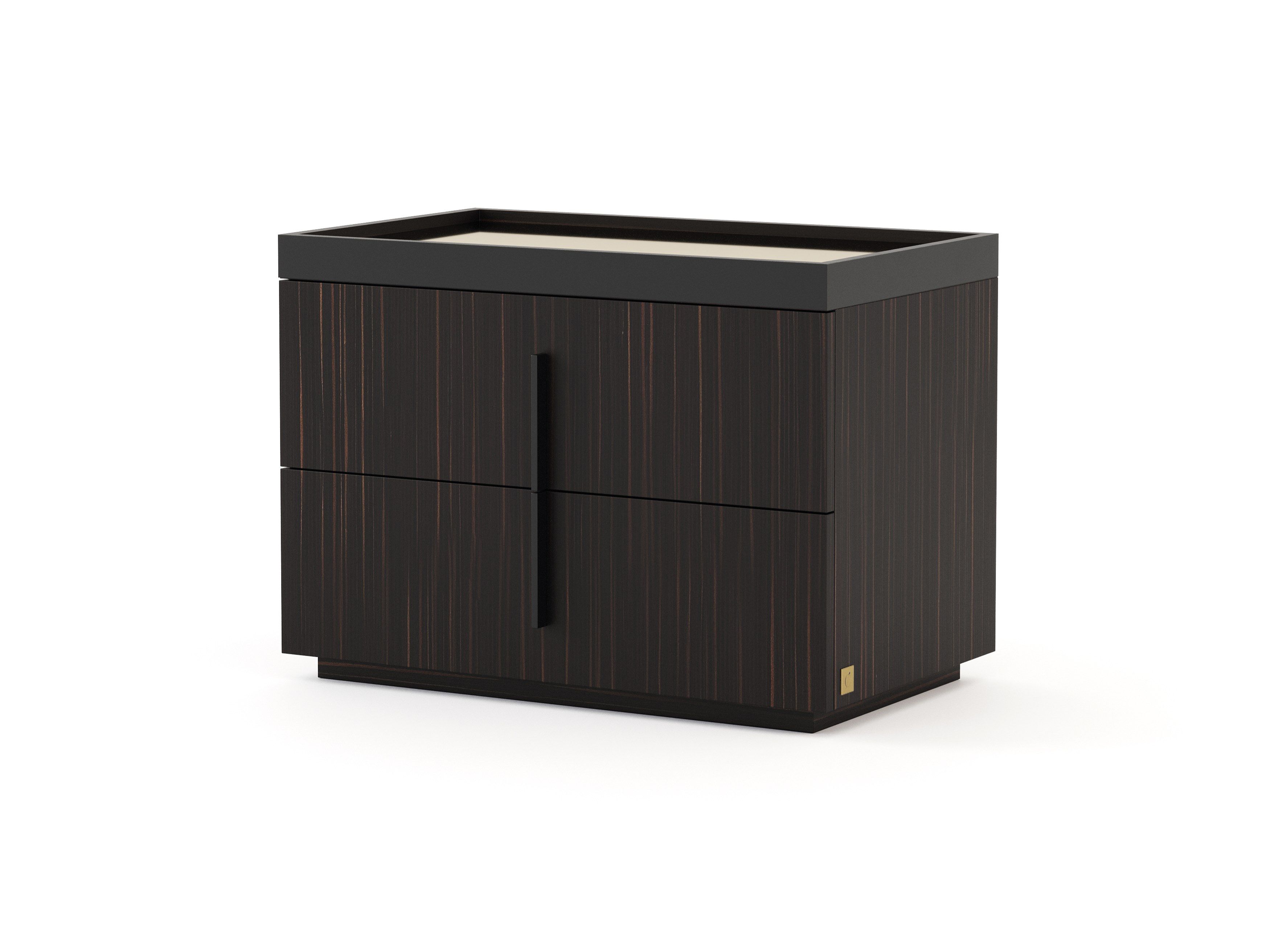 Прямоугольная прикроватная тумбочка из шпона с ящиками Stylish Club ARCH-00040121 - Вид №18