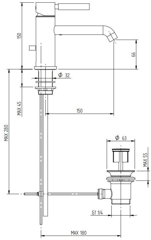 ZAZZERI Смеситель для раковины, однорычажный, на одно отверстие Da-da sun-id-1393957 - Вид №3