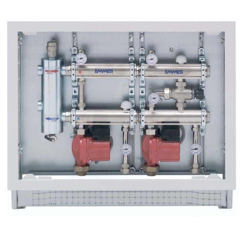 Насосно-смесительный модуль EMMETI Firstbox 2A+1B, с гидравлическим разделителем 28151096