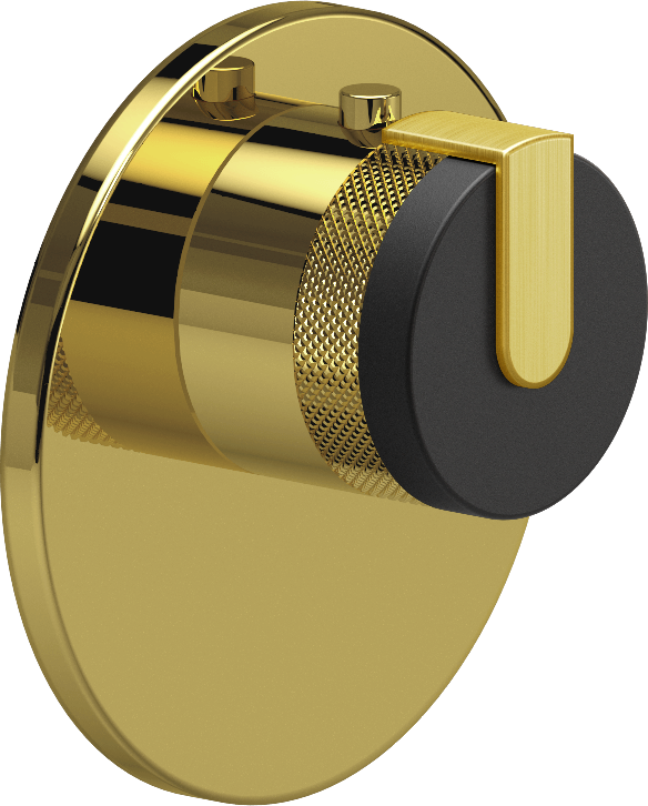 E-8027-R1BKE-L1BB-AU-T Термостатический переключатель 3/4-Внешняя часть GRAFF MOD+