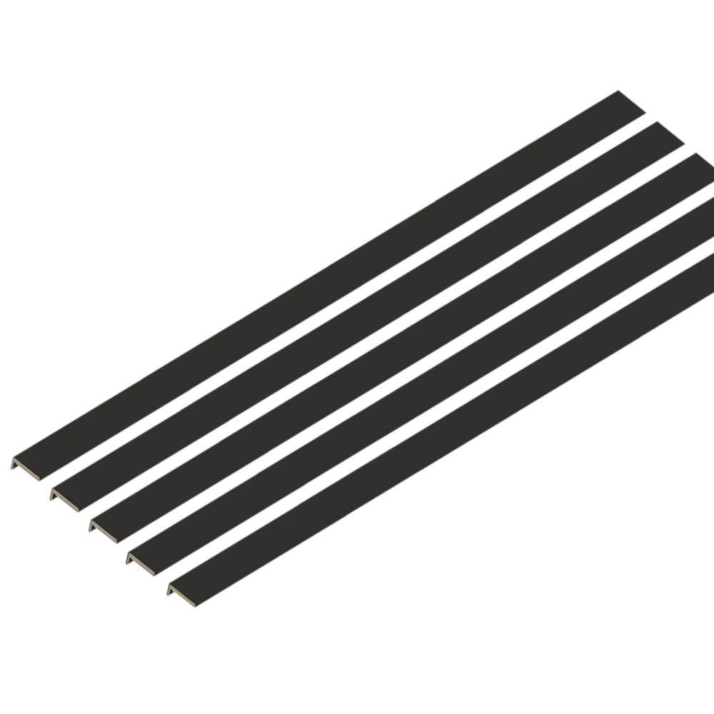 Комплект наличников телескопических Классико 2150x70x8 мм HardFlex ламинация цвет черный (5 штук) 85486323 STLM-2002394 PORTIKA  - Вид №1