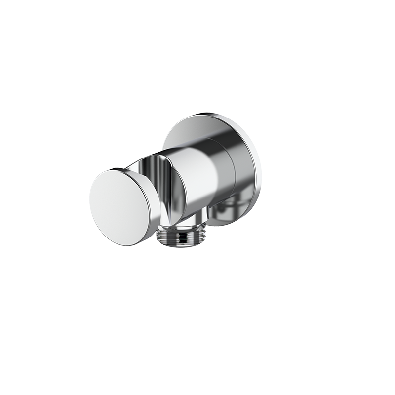 050066 PREMIUM Держатель душевой лейки латуни с цилиндрической электрической розеткой Хром GRB MIXERS 