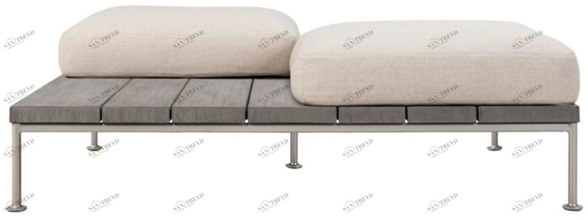 JANUS et Cie Квадратный журнальный столик / подставка для ног Gina sun-id-1507282