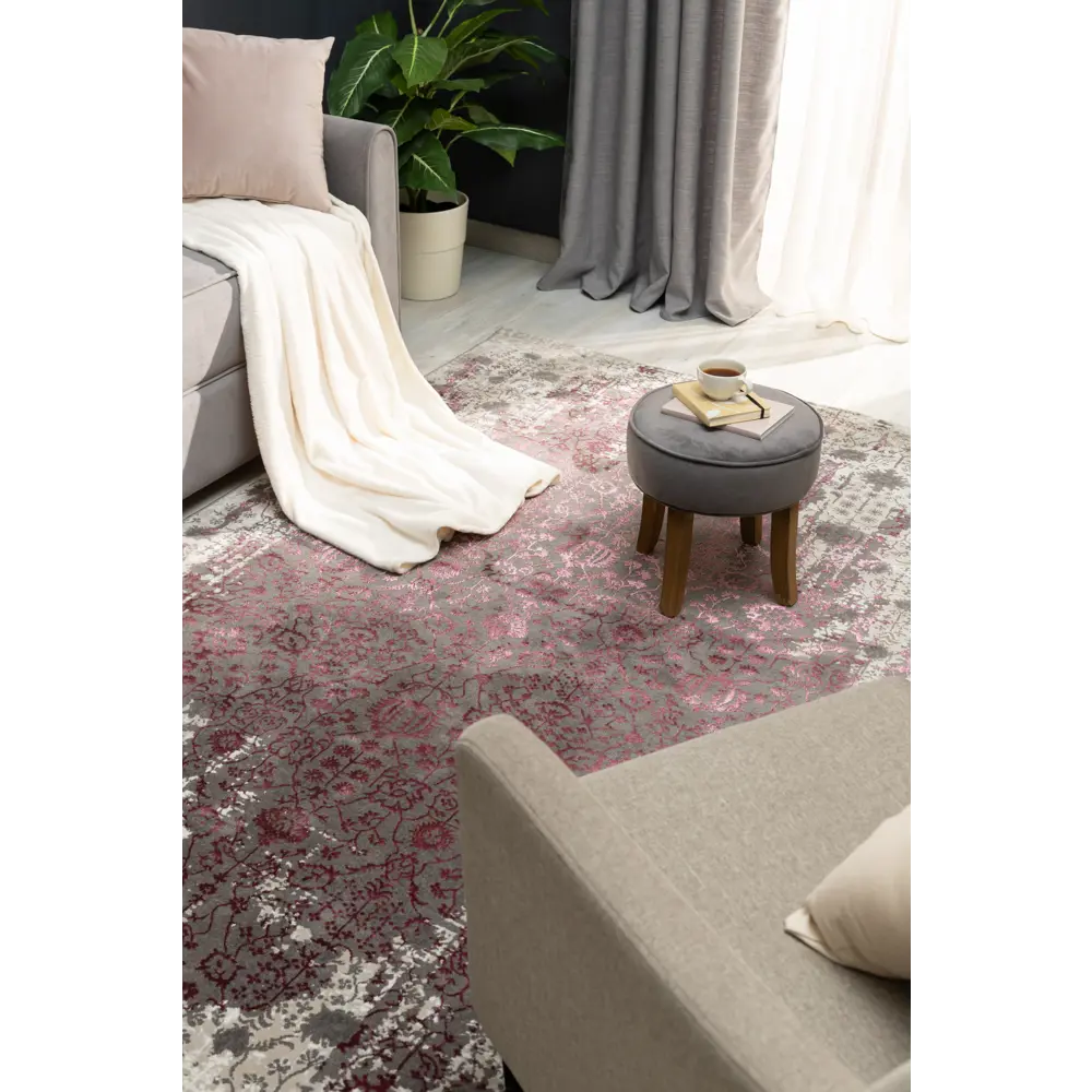 Ковер полиэстер Granada 33370 160x230 см цвет фиолетовый 82656430 STLM-2208362 Santreyd  - Вид №5