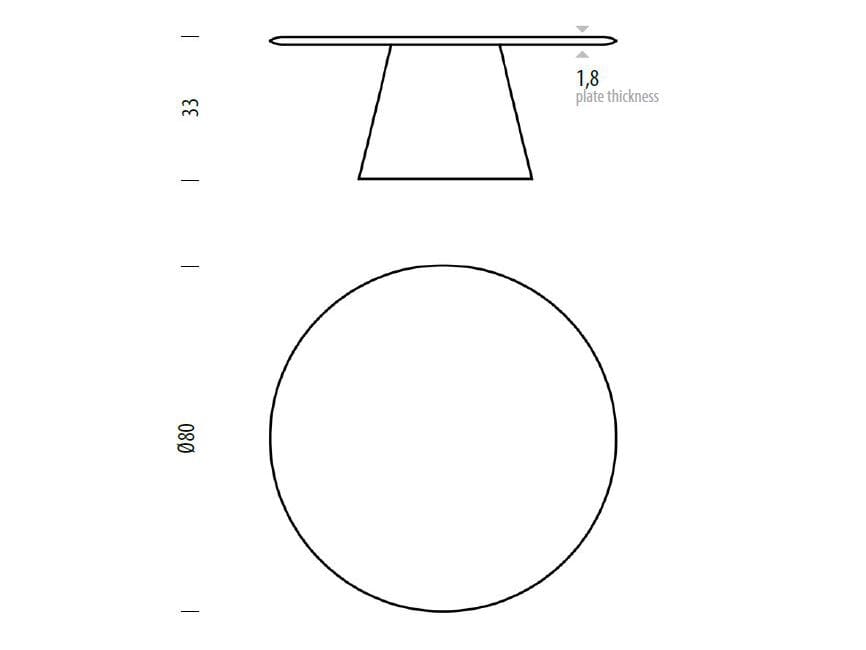 Круглый журнальный столик из дуба Gazzda Гриб ARCH-00027204 - Вид №11