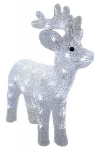 Световая Фигура "Оленёнок" 3D ELKI СВЕТОВЫЕ ФИГУРЫ 017729 Белый