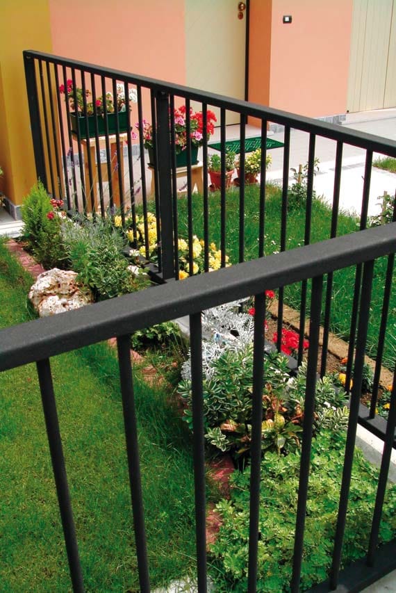 Модульный забор из оцинкованной стали GRIDIRON заборы ARCH-00087401 - Вид №2