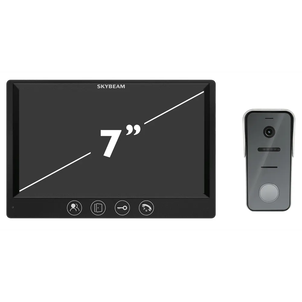 Видеодомофон Skybeam с ночным видением и 7-дюймовым экраном 89337378 STLM-1116309