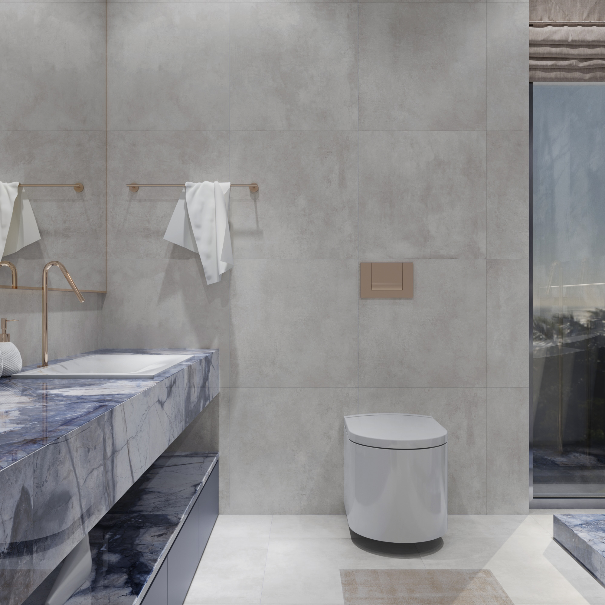 CEMENTUM LIGHT GREY ARCADIA CERAMICA RT7005-A