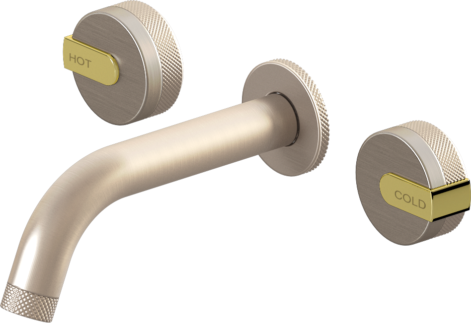 E-11530-R1BNi-L1PB-SN Смеситель для умывальника из 19,1см носикем (внешняя часть) GRAFF MOD+