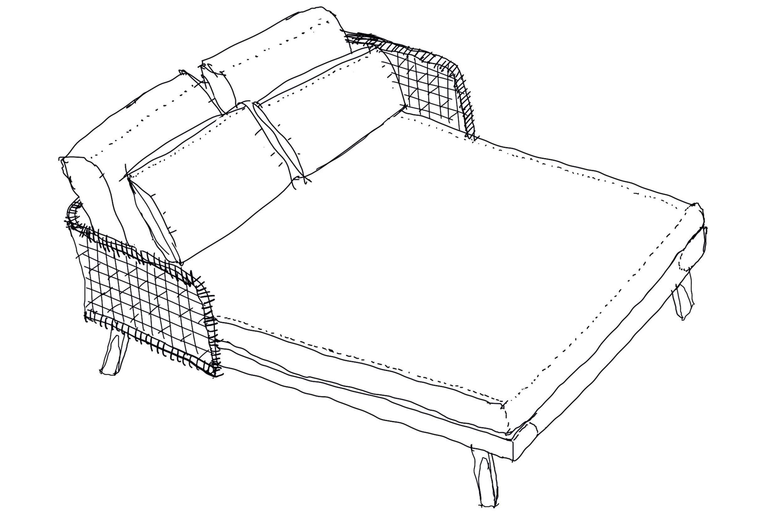 Ткань сад кровать Varaschin Эмма ARCH-00073196 - Вид №5