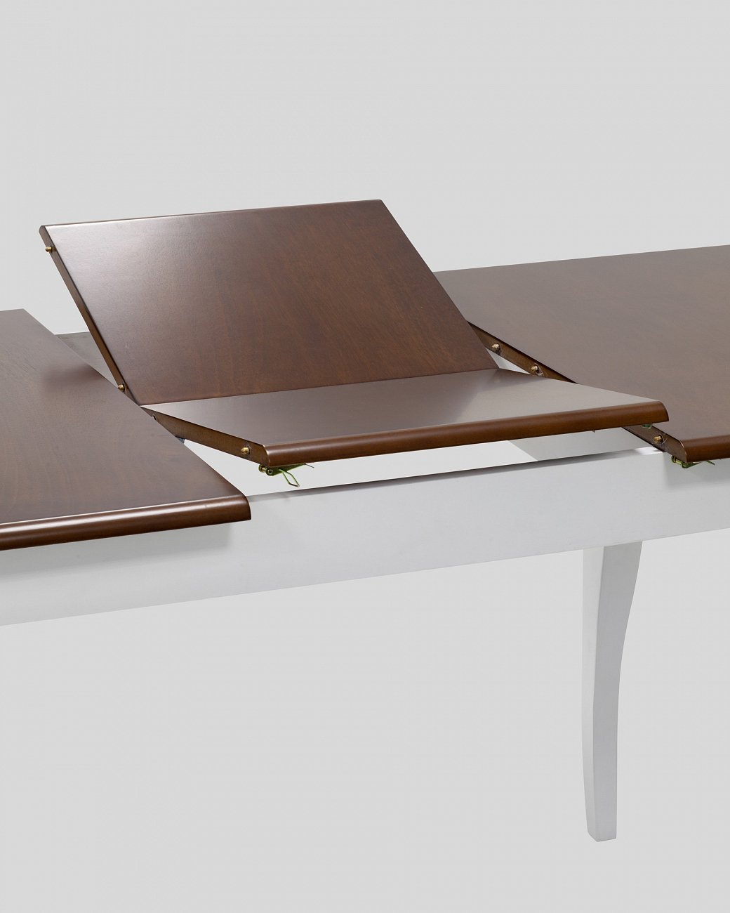 Стол обеденный раздвижной деревянный коричневый с белым 110-140 см "Марсель" STOOL GROUP  00-3958832 Белый;коричневый  - Вид №6