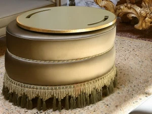 Arnaboldi Interiors Круглый пуф из ткани