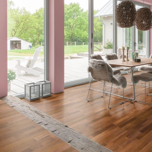 Паркетная доска Haro 4000 Series Top connect Мербау Натур (Гладкая) 2200х180 мм 525190 - Вид №11