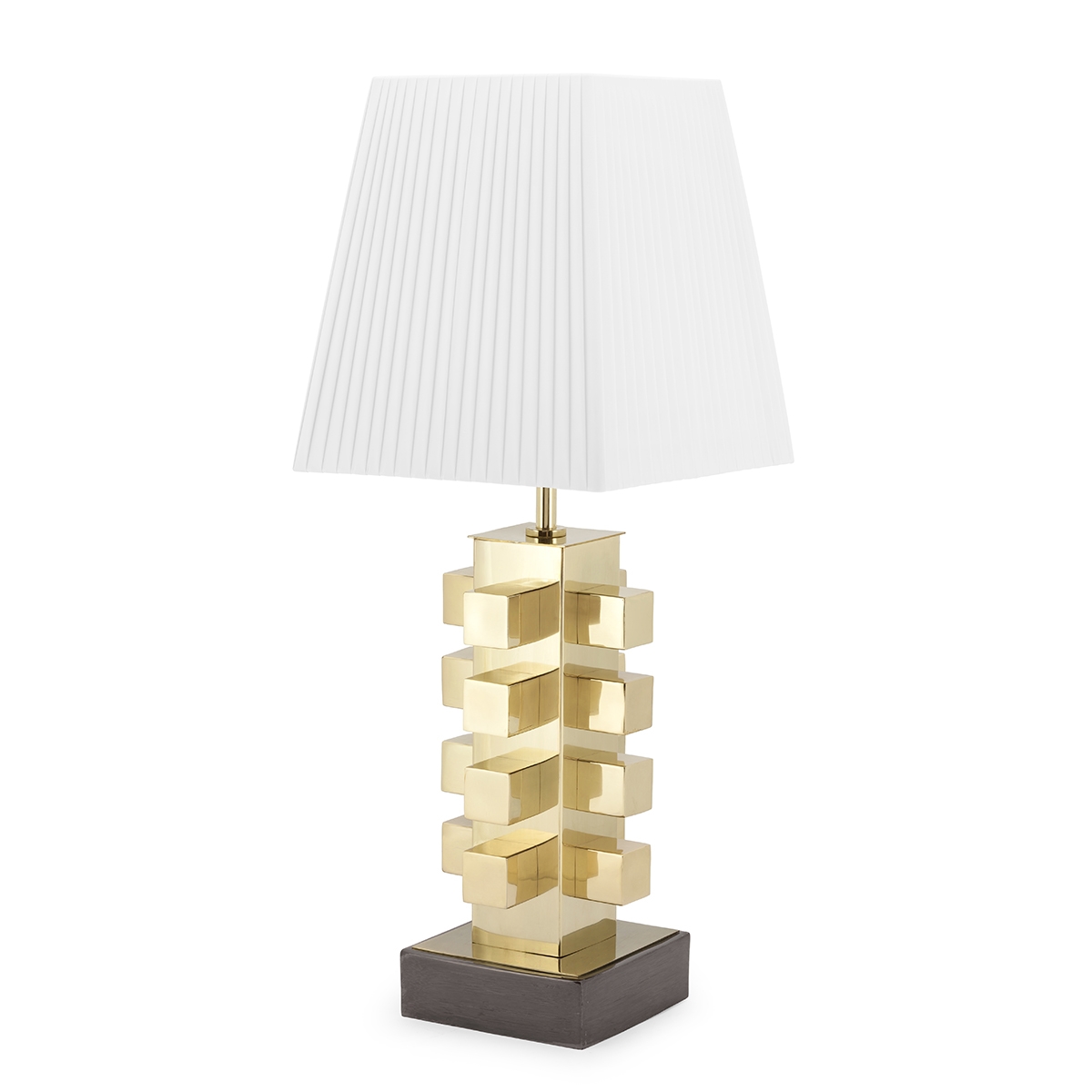 500261-19 ABHIKA НАСТОЛЬНАЯ ЛАМПА ДОБ ТРЕЗОР WHITE/SILVER  - Вид №1