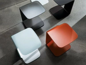 Sovet italia Квадратный прямоугольный стеклянный журнальный столик