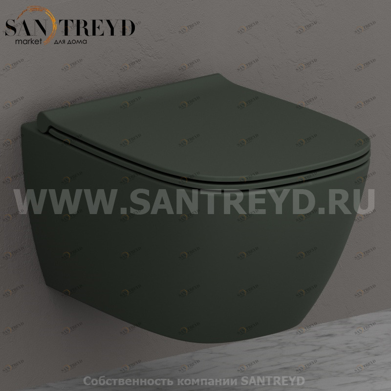 GNS03FE Подвесной унитаз настенный Зеленый Ceramica Globo GENESIS Италия