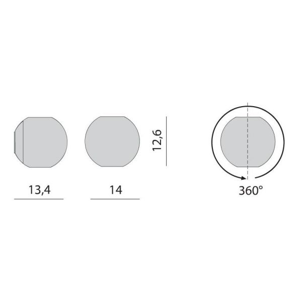 Linea Light 6842 Pelota настенный светильник 83024 - Вид №2