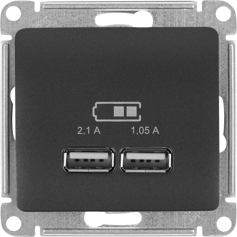 Schneider Electric Glossa — USB-розетка двойная для синхронной зарядки 84644906