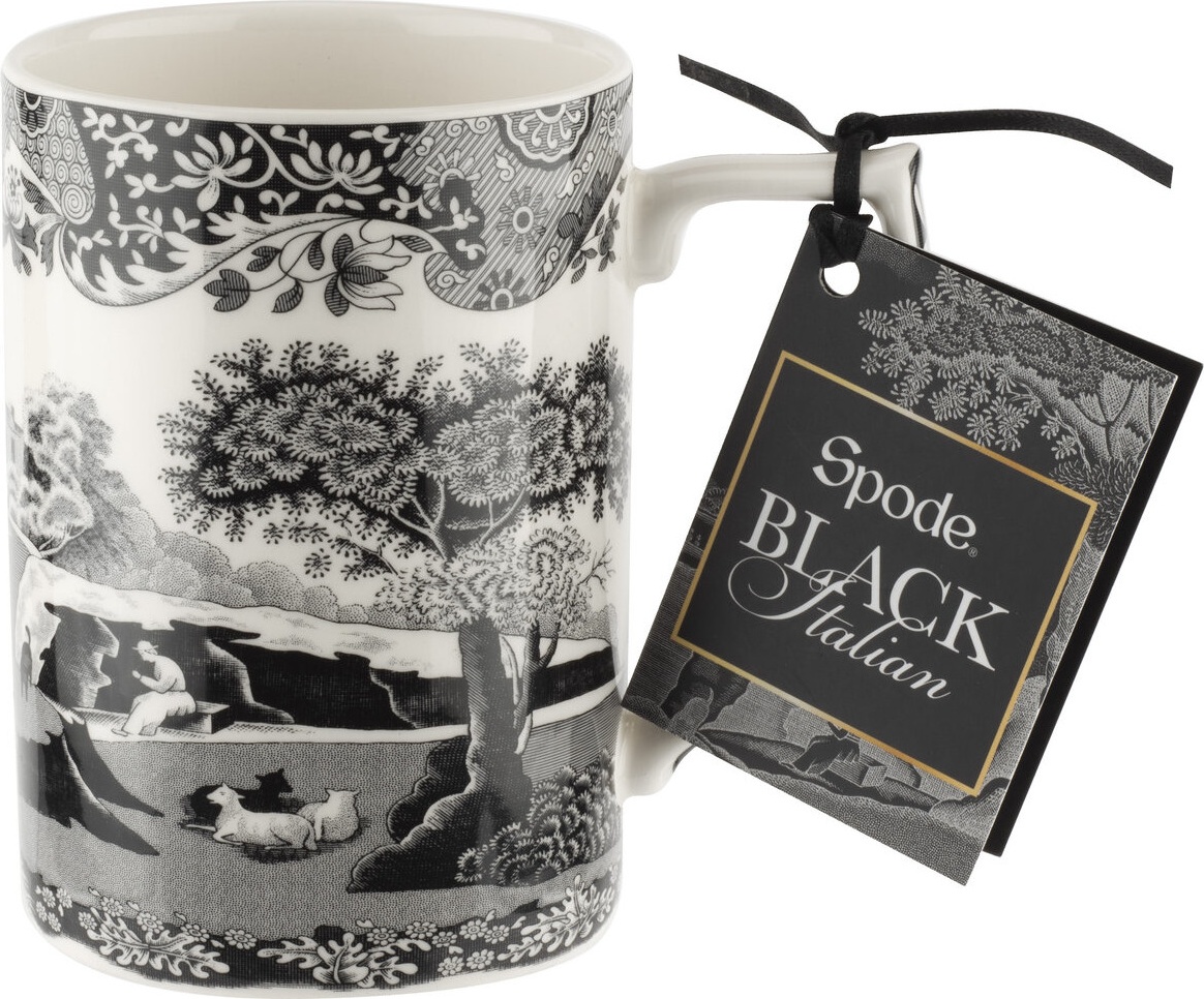 10670099 Spode Кружка Spode Черная Италия 340мл Фаянс 