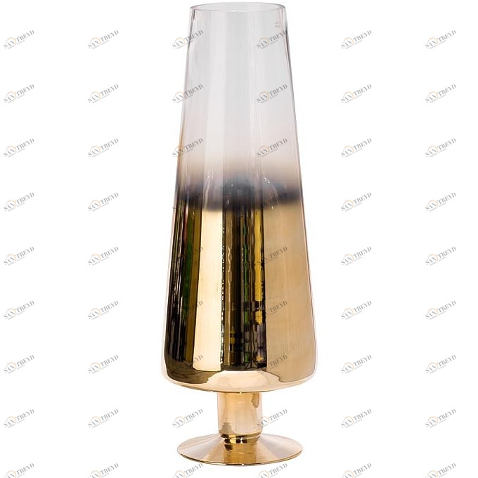 Ваза стеклянная золотистая 55 см от Garda Decor GARDA DECOR - 210910 Золото 