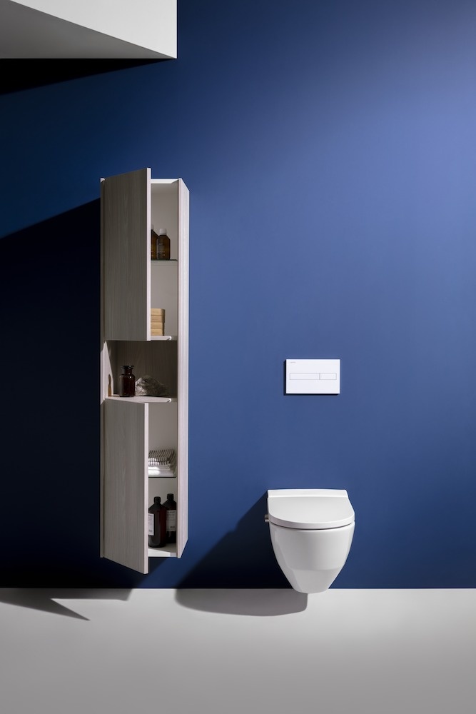 H4027011109991 Шкафчик высокий - левый с 2 дверцами и открытой полкой LAUFEN PRO - Вид №6