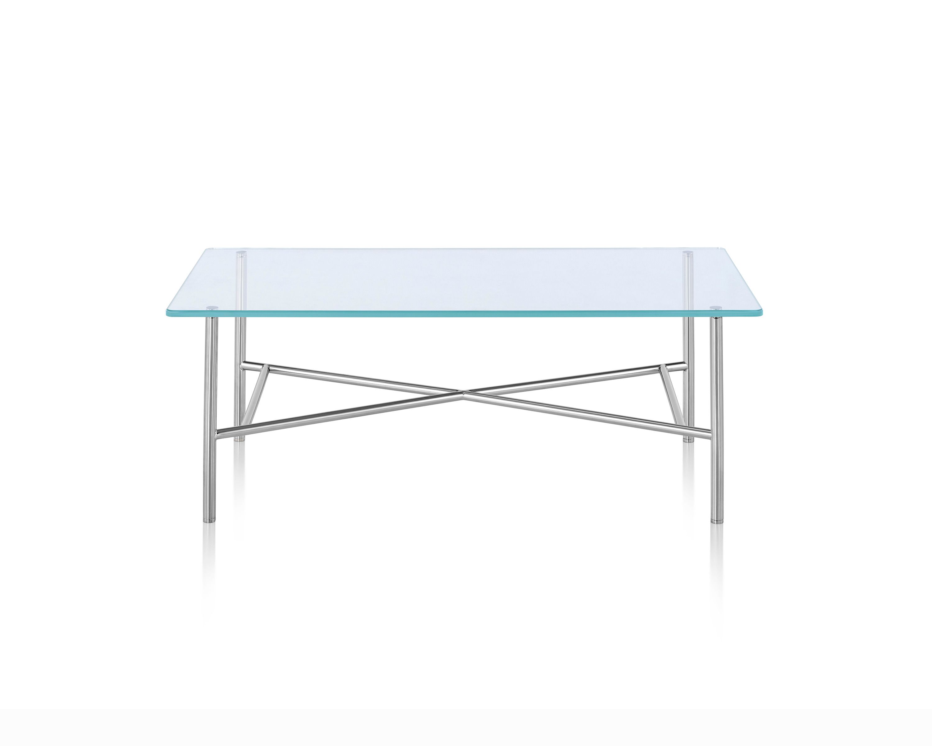 Прямоугольный стеклянный и металлический журнальный столик Herman Miller Layer ARCH-00033427 - Вид №9