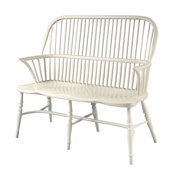 P600 Скамья Windsor Stickback Settle Bench ijlbrown 