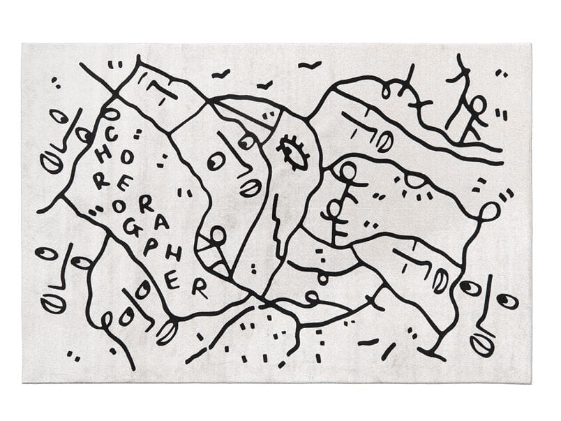 Прямоугольный тканевый ковер Qeeboo Linescapes ARCH-00011459 - Вид №1