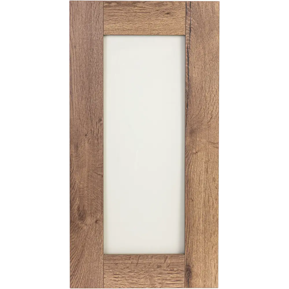 Фасад кухонный DELINIA ID со стеклом Рошаль 39,7×76,5 см 86881245 STLM-0881218 - Вид №1