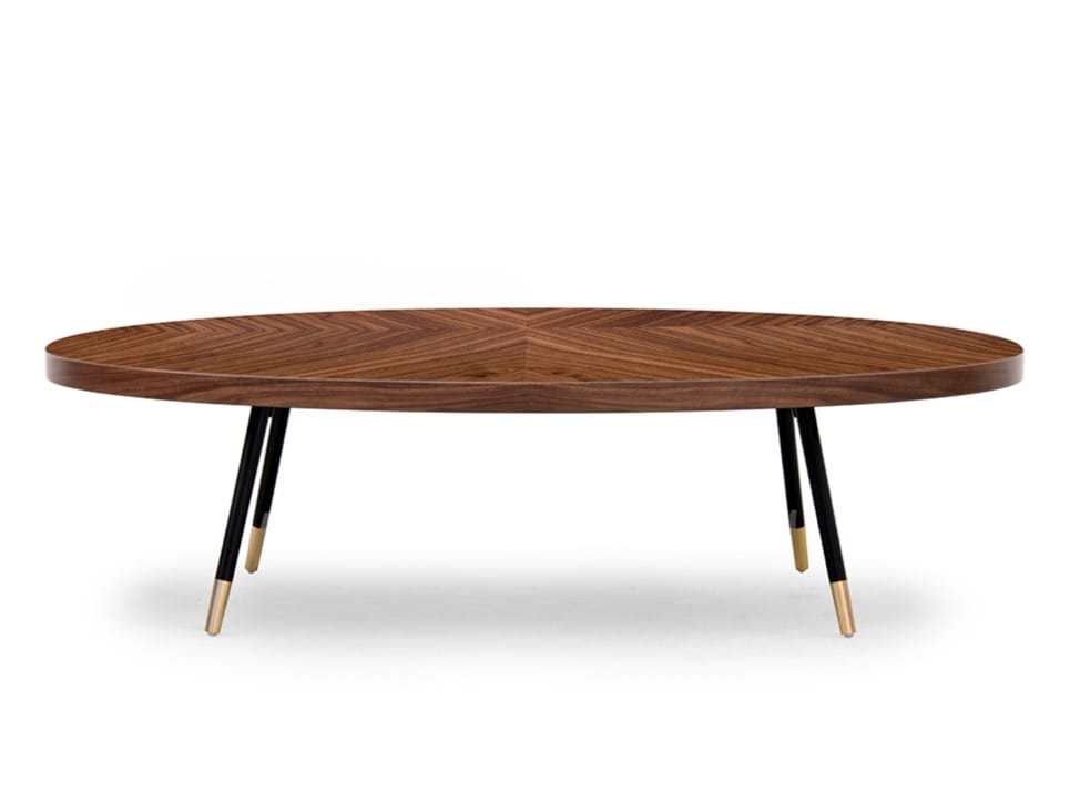 Деревянный овальный журнальный столик Formitalia Glam ARCH-00069700