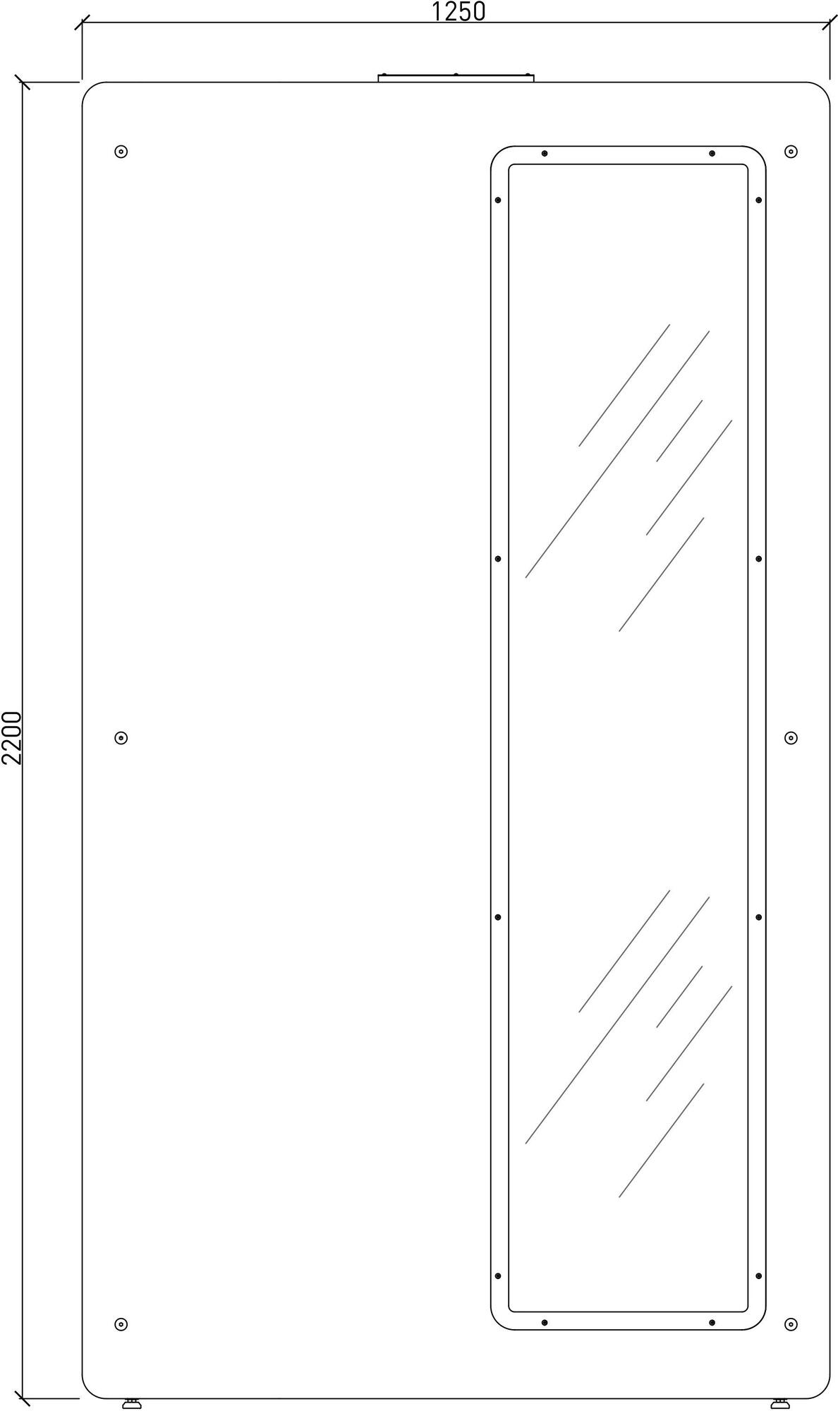 IMPACT ACOUSTIC® Акустическая офисная будка в домашнем животном со встроенным освещением  961.11.442.000.00  - Вид №7