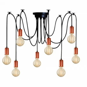 Люстра дизайнерская Better коричневая 10162-8L SUPERNW БЕЗ ПЛАФОНОВ 056747 Коричневый