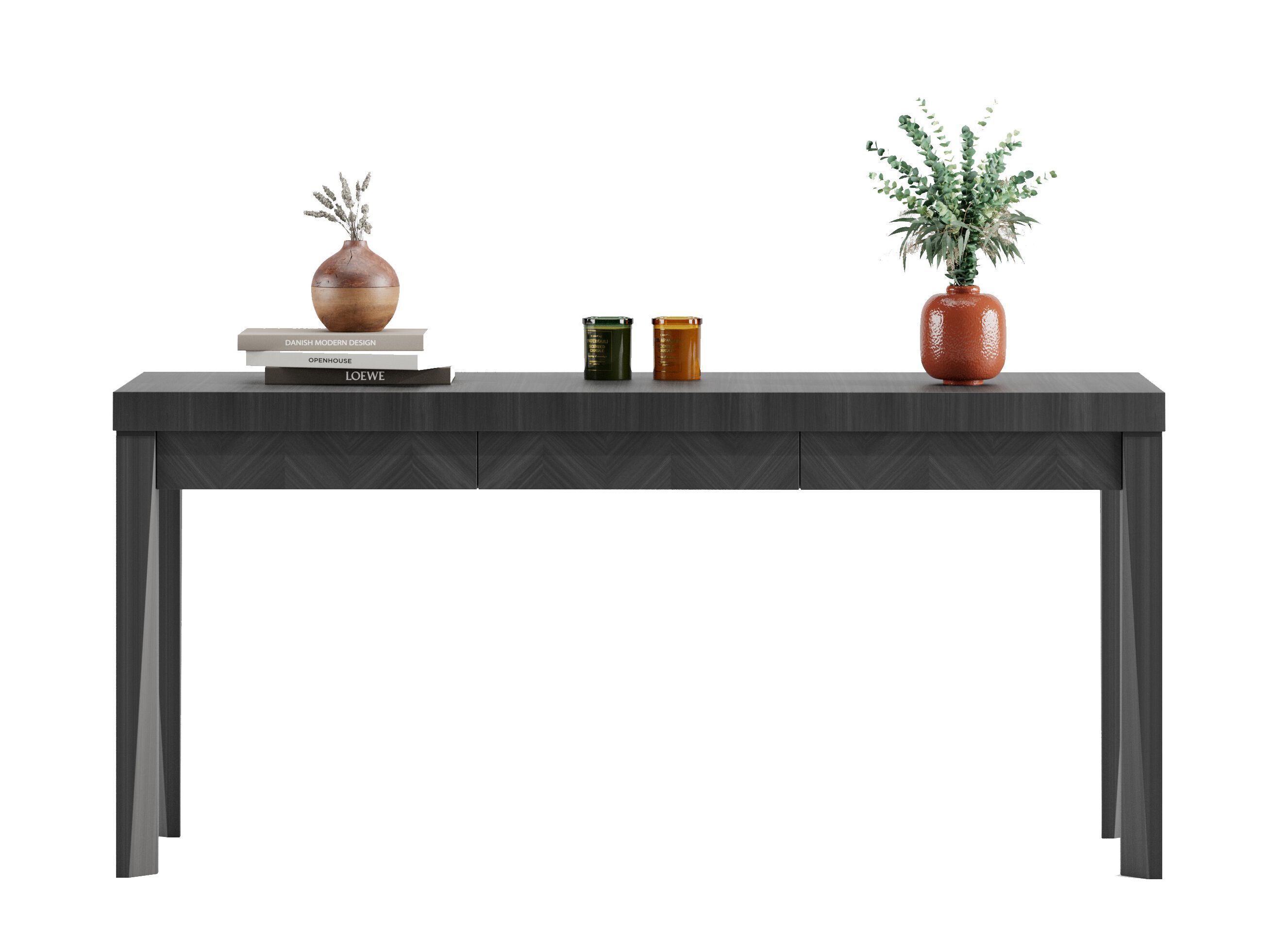 Деревянная прямоугольная консоль с ящиками Ersa Kith ARCH-00125398 - Вид №1