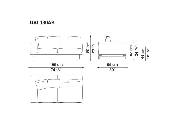 3-местный тканевый диван B&B Italia док ARCH-00033457 - Вид №197
