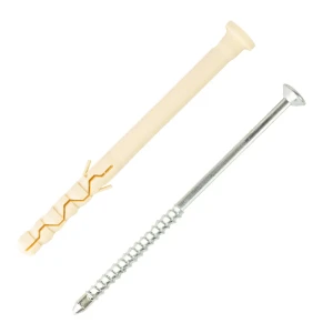 Дюбель-гвоздь цилиндрический Европартнер нейлон 8x100 мм 10 шт.